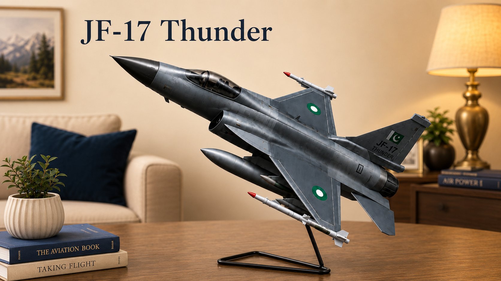 JF-17 Thunder Metal Aircraft Model – 9 Inch